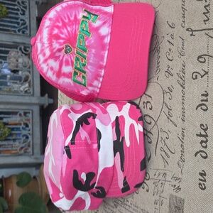 New Crippy Pink SnapBack & Pink Camo Hat Cap